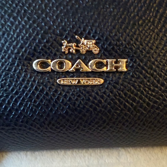 Coach Midnight Blue saffiano Leather Wallet - Picture 10 of 11